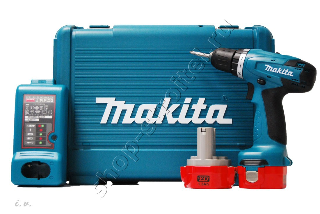 Увеличенная фотография Аккумуляторная дрель шуруповерт Makita 6271 DWPE